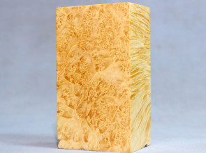 Stabilized Maple Burl Wood Mod Block